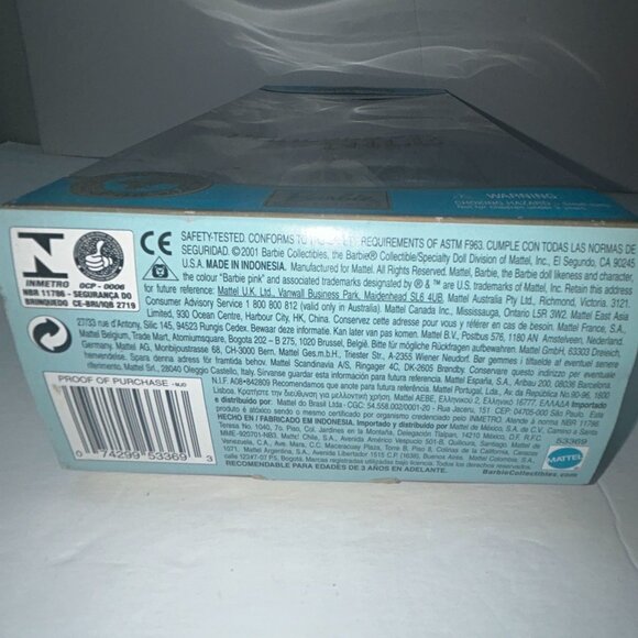 Barbie Princess Of The Nile Dolls Of The World Doll 2001 Mattel 53369-NEW in Box - Picture 6 of 6